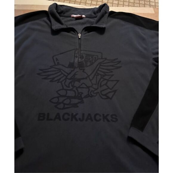 Colorado Timberline Mens 1/4 Zip Pullover Fleece Sweater Blackjack Eagle Size M - Picture 3 of 6